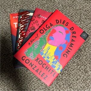 three BOTM hardcover fiction book bundle